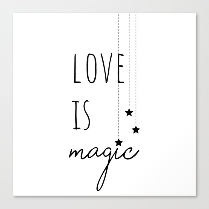 Love is Magic Canvas Print