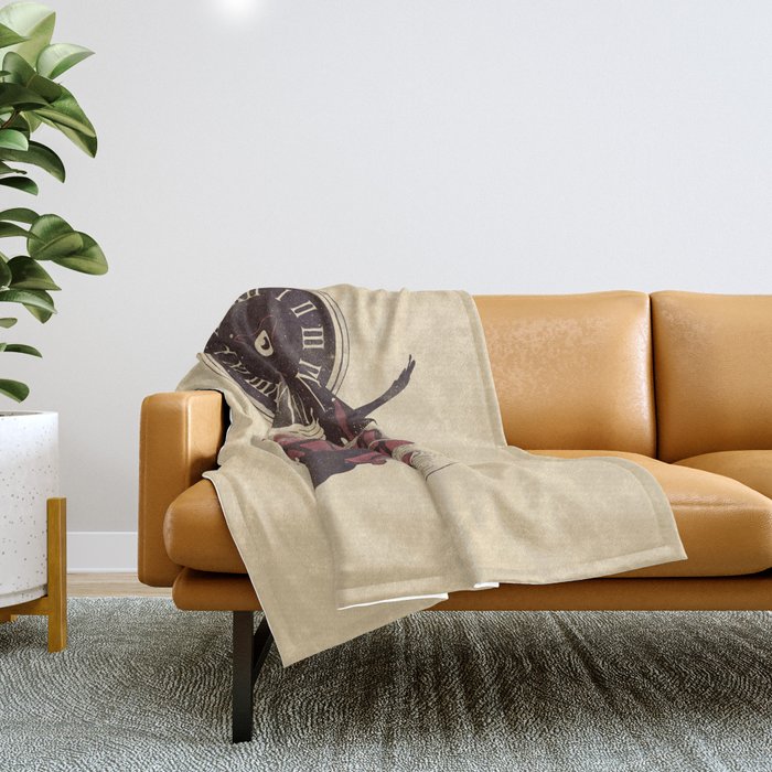 Existence in Time and Space Throw Blanket
