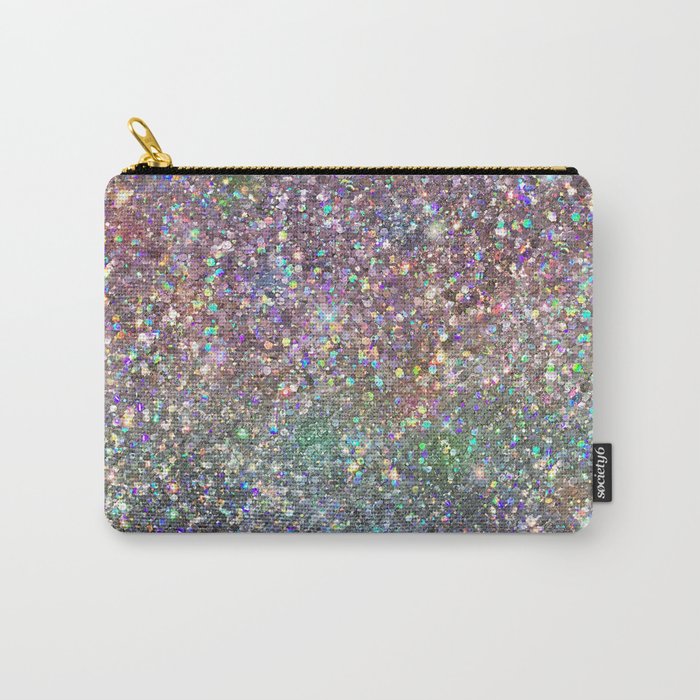 Amazing Rainbow Glitter Design Pattern Carry-All Pouch
