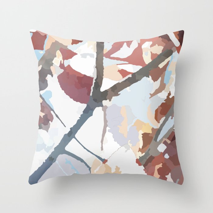 Tree in the Wind 3. A set of 3. Throw Pillow