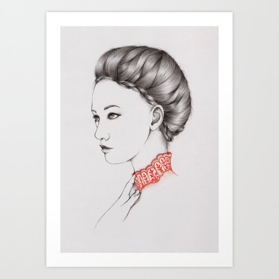 Lace Art Print