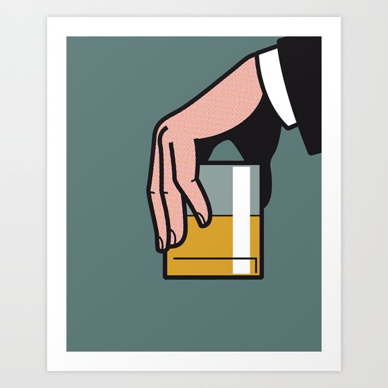 Pop Icon - Madmen 2 Art Print
