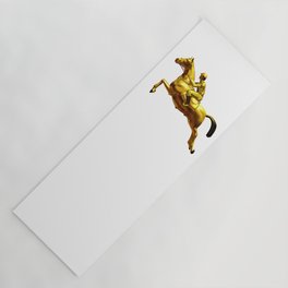 Horse Rider Gold Yoga Mat
