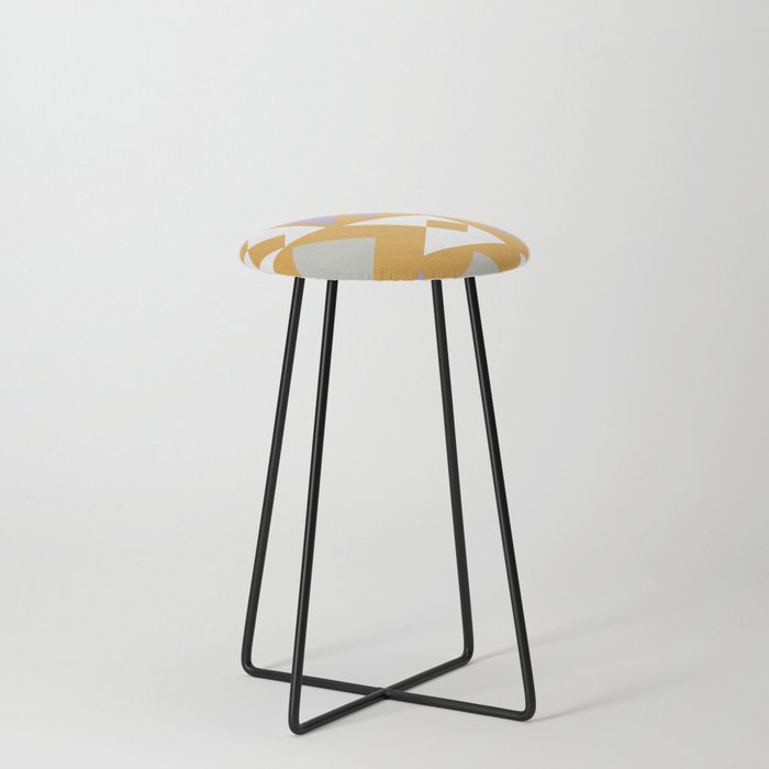 Classic triangle modern composition 22 Counter Stool
