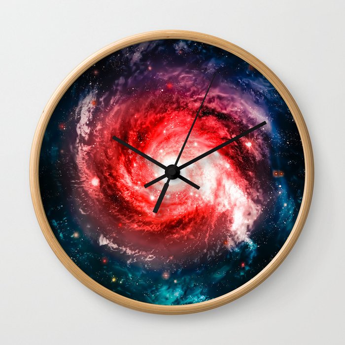Spiral Galaxy Wall Clock