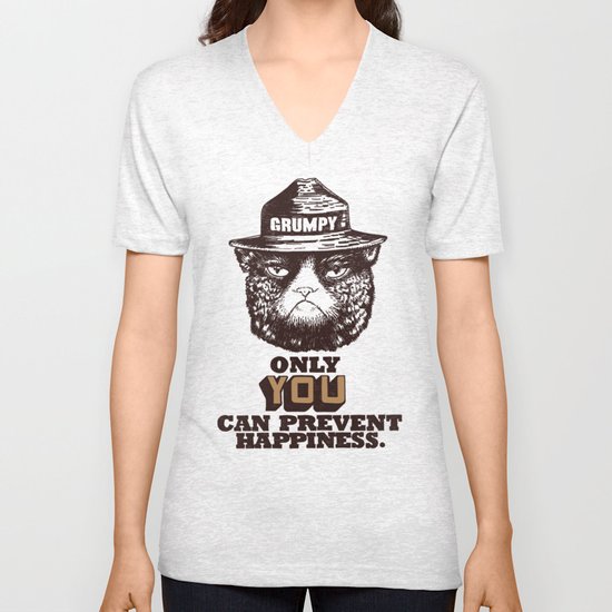Grumpy PSA Unisex V-Neck
