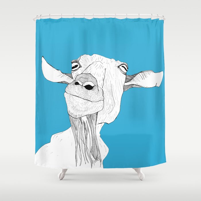 Goat Shower Curtain