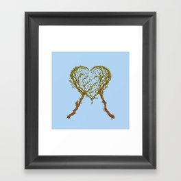 Growing Heart Framed Art Print