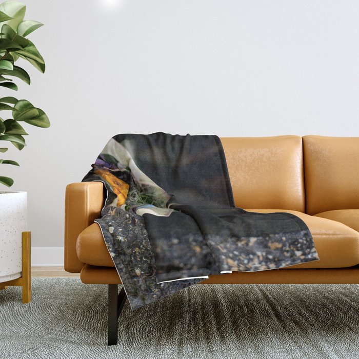 Canang Sari Bali Indonesia Throw Blanket by Jessica Fradono