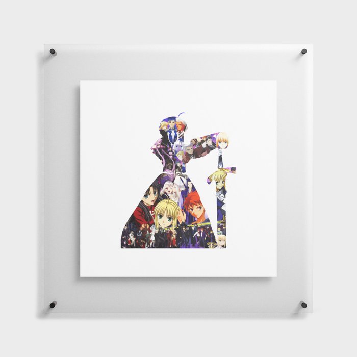 Fate Stay Night Floating Acrylic Print