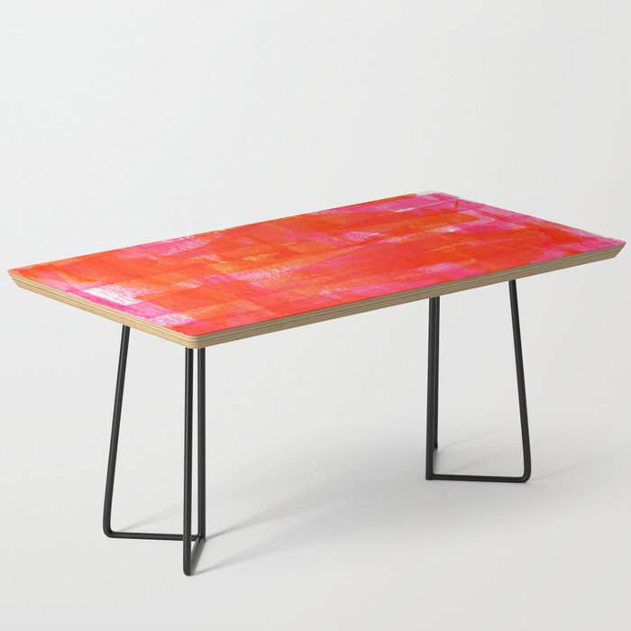 Magenta And Orange Abstract Painting By Emma Freeman Designs