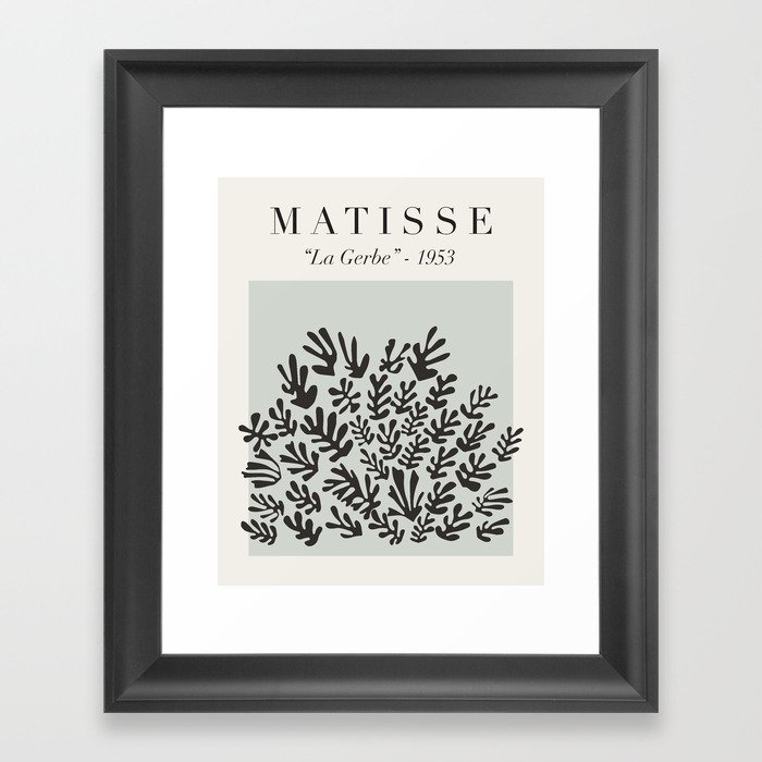 Matisse - "La Gerbe" (The Sheaf), Henri Matisse Decor Framed Art Print