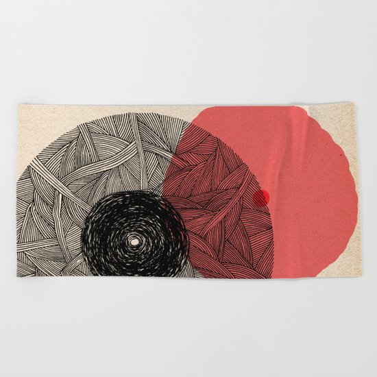 - the love - Beach Towel