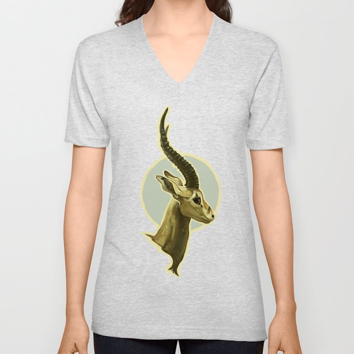Gazelle V Neck T Shirt