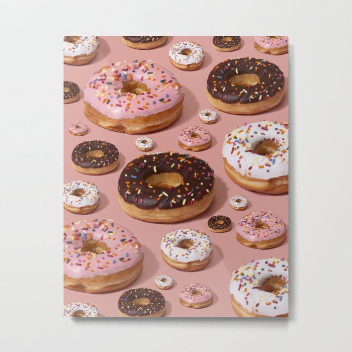 Donuts Donuts Donuts Metal Print