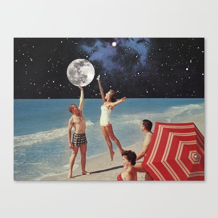 Reaching for the Moon Canvas Print