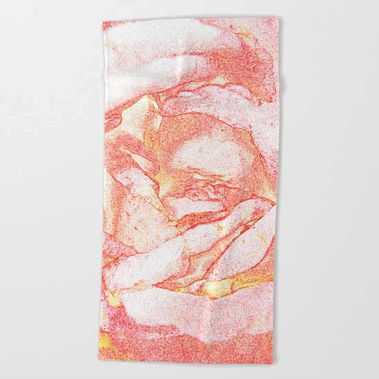 TENDER FLOWER Beach Towel