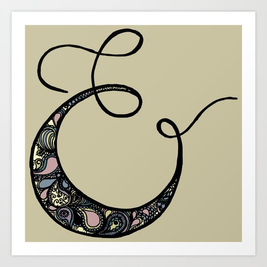 everyone loves an ampersand Art Print