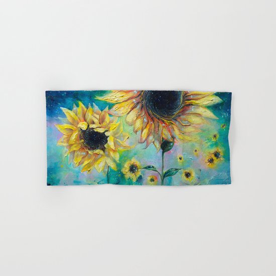 Supermassive Sunflowers Hand & Bath Towel