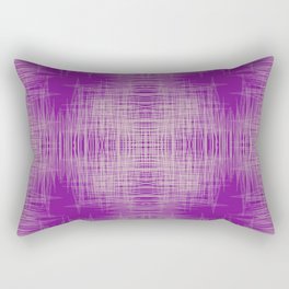 Cross Hatch Purple Rectangular Pillow