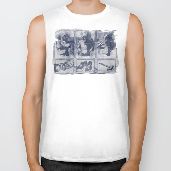 Vigilante Blueprint Biker Tank