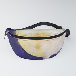 Yellow Tulip In Bloom Close Up Photo Fanny Pack