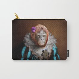 Portrait of Lady Oona Orangutan Carry-All Pouch