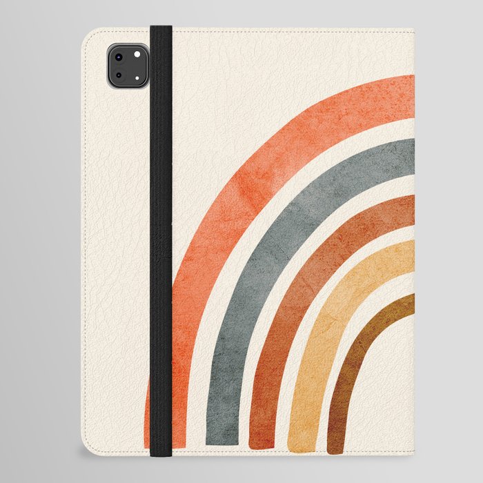 Abstract Rainbow 88 iPad Folio Case