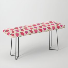 In the Strawberry Patch Pattern Bench