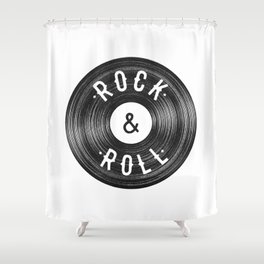 Rock & Roll Shower Curtain