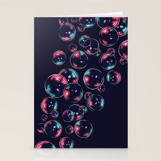 Bubbly Stationery Cards