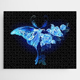 Butterfly blue fantasy  Jigsaw Puzzle