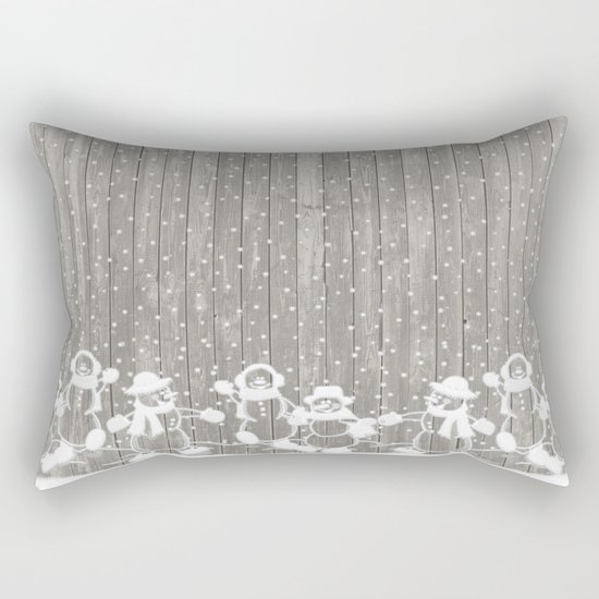 christmas card Rectangular Pillow