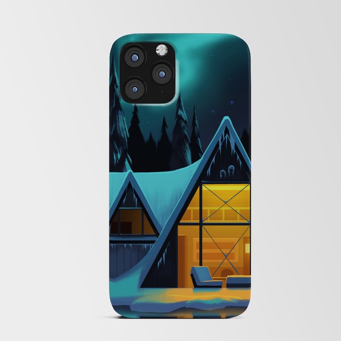 Winter A-Frame iPhone Card Case