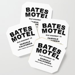 Psycho inspired Bates Motel logo Coaster
