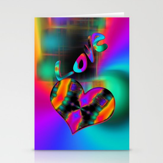Love in Color Stationery Cards