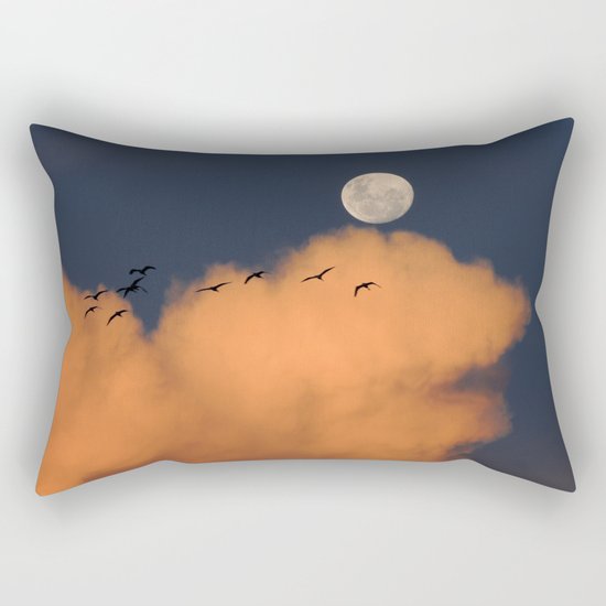 Moon cloud sky 7 Rectangular Pillow