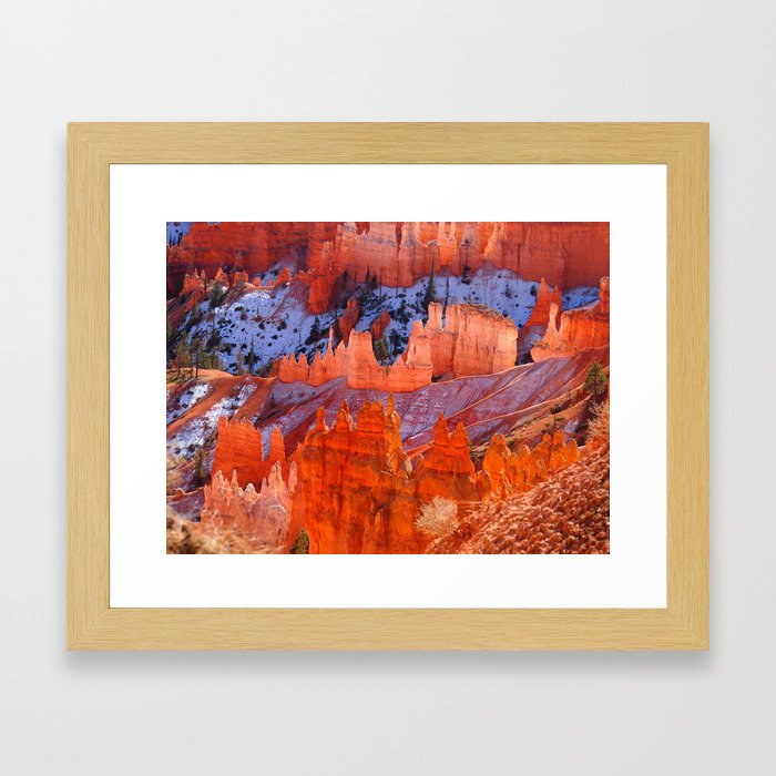 The wonders of Bryce Canyon Framed Art Print