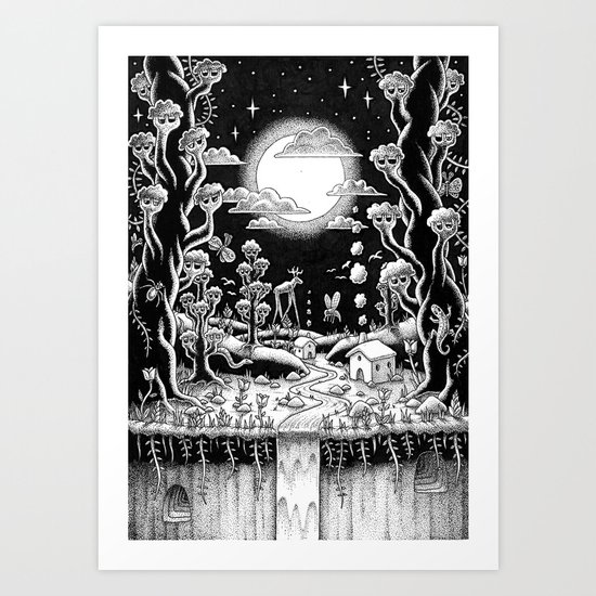 Magical Forest Art Print