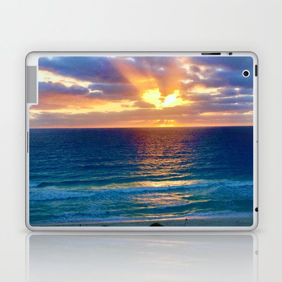 Cancun Stormy Sunrise Laptop & iPad Skin
