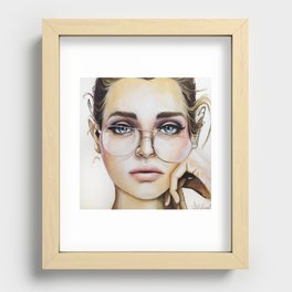Face for NYC Recessed Framed Print