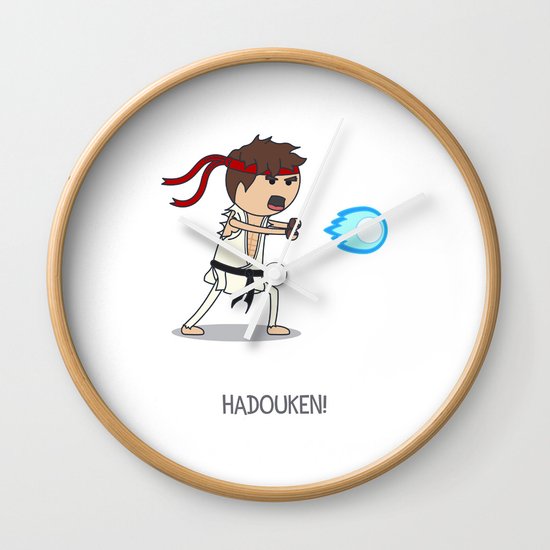 Hadouken! Wall Clock