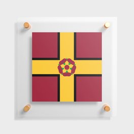 Flag of Northamptonshire Floating Acrylic Print