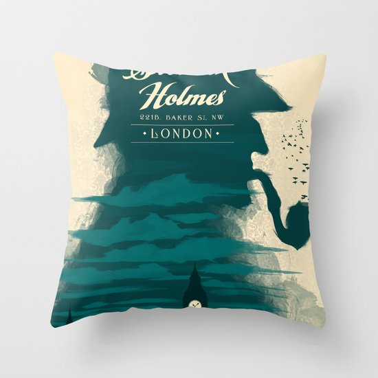 Elementary, my dear Watson. Throw Pillow