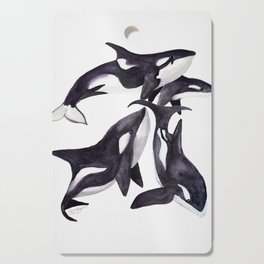 Orcas and Seals Cutting Board