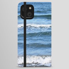 Sea waves iPhone Wallet Case