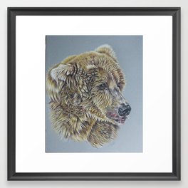 Otis, Golden Bear Framed Art Print