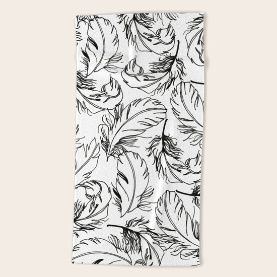 Feathers Beach Towel