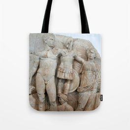 Augustus and Victory Sebastion Relief Classical Art Tote Bag