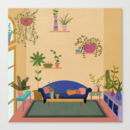 Cat House Canvas Print